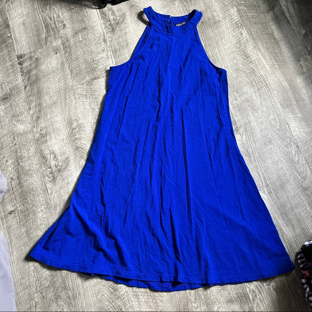 express cobalt blue dress